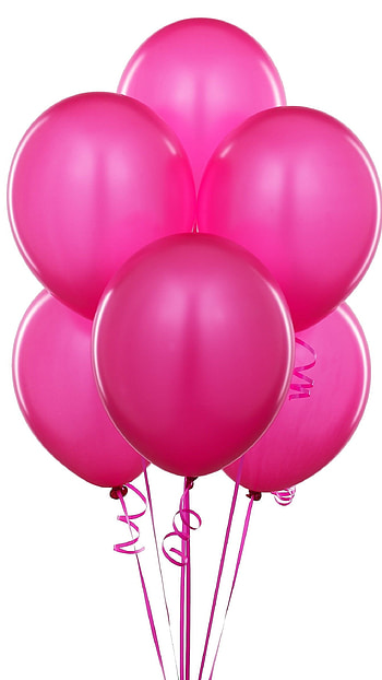 Baloons, Pink HD phone wallpaper