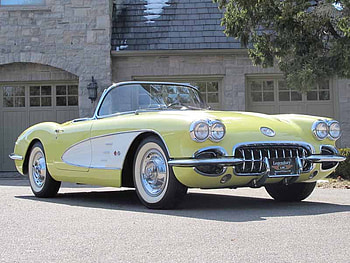 1958 Chevrolet Corvette, classic, gm, convertible, car, chevy, corvette HD wallpaper