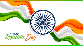 Colorful Indian Republic Day Celebration Flag Creative Republic Day HD wallpaper