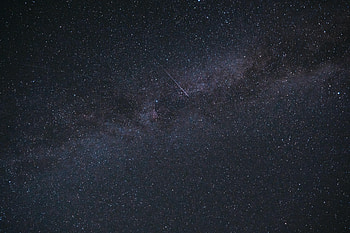 Universe, Stars, Nebula, Glow, Starfall HD wallpaper