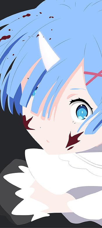 Rem's Enigmatic Gaze: Re:Zero Anime , Rem (Re:ZERO), Anime, Re:Zero - Starting Life in Another World HD phone wallpaper