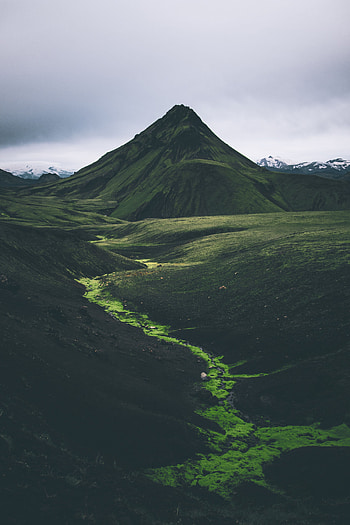 Landscape, Nature, Mountains, Valley, Iceland HD phone wallpaper