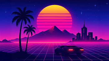 Cyberpunk Skyline Retro Drive, cyberpunk, skyline, retro, drive, city, moon, purple, artist, artwork, art, digital-art, ai, deviantart HD wallpaper