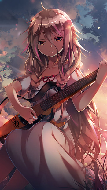 I can't forget you!!, IA (Vocaloid), cloud, Anime, Vocaloid, anime sunset HD phone wallpaper