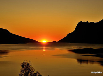 yellow sunset, yellow, setting, sky, sun, lake HD wallpaper