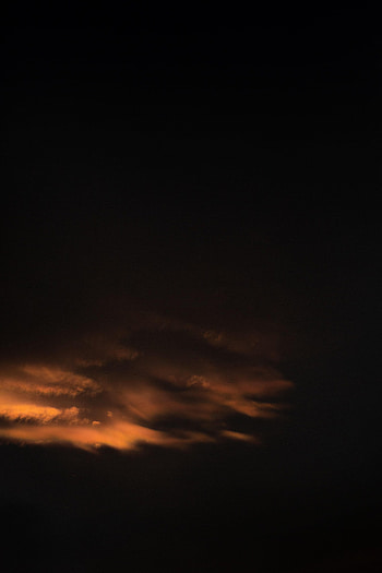 Sunset, Sky, Clouds, Dark HD phone wallpaper