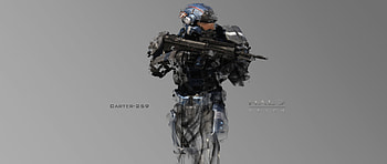 Preview halo, soldier, gun, carter-259 HD wallpaper