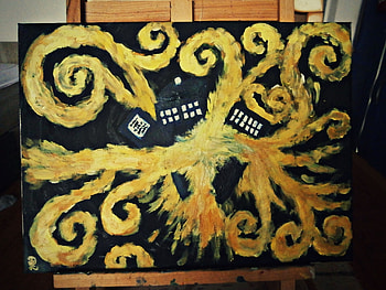Similiar Van Gogh Starry Night TARDIS Keywords HD wallpaper