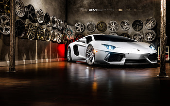 Lamborghini Aventador On Adv1 Wheels, lamborghini, lamborghini-aventador, cars, wheels HD wallpaper