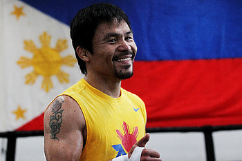 Manny Pacquiao background, Majestic visuals, Striking aesthetic, Sports inspiration HD wallpaper