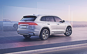 Geely Xing Yue L Hi-X, back view, 2022 cars, SUVs, KX11, CN-spec, 2022 Geely Xing Yue L Hi-X, chinese cars, Geely HD wallpaper
