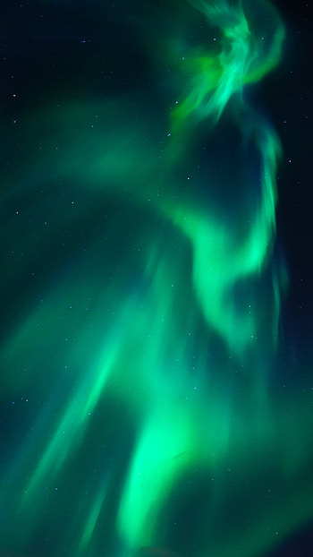 light, star, sky, night, nature, aurora borealis HD phone wallpaper