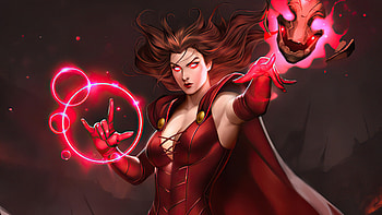 Scarlet Witch Digital Sketch , wanda-vision, scarlet-witch, tv-shows, deviantart HD wallpaper