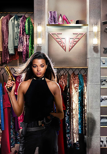 Ella Balinska, Charlie's Angels, 2019 movie, action movie HD phone wallpaper