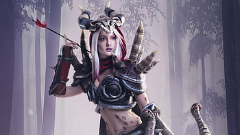 Sylvanas Windrunner, sylvanas-windrunner, warcraft, games, cosplay, deviantart HD wallpaper