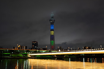 Cities, Architecture, Building, Lights, Night City, Tower HD wallpaper