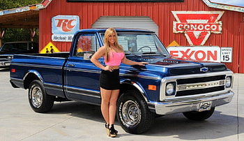 1969-Chevrolet-C-10, Truck, Classic, GM, Babe HD wallpaper