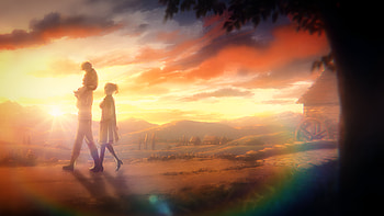 Mushoku Tensei Sunset Walk – Anime, Anime, Mushoku Tensei: Jobless Reincarnation HD wallpaper