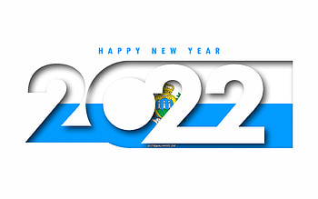 Happy New Year 2022 San Marino, white background, San Marino 2022, San Marino 2022 New Year, 2022 concepts, San Marino, Flag of San Marino HD wallpaper