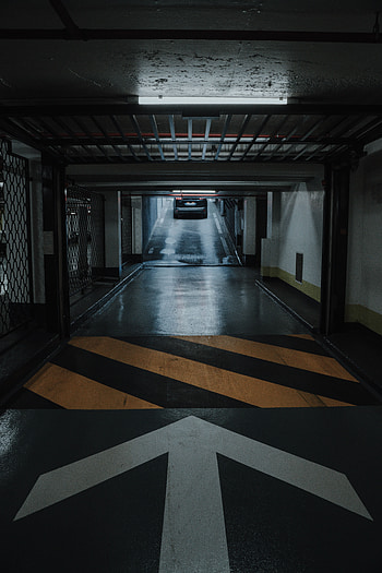Building, Miscellanea, Miscellaneous, Markup, Corridor, Parking, Tunnel HD phone wallpaper