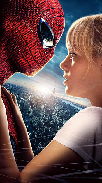 Emma Stone, Spider-Man (Andrew Garfield) HD phone wallpaper