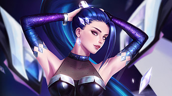 Kda All Out Of Kaisa, kda, akali-league-of-legends, league-of-legends, games, artist, artwork, digital-art, artstation HD wallpaper