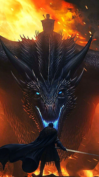 Enchanting dragon, Astonishing visual, Fantasy creature, Captivating HD phone wallpaper