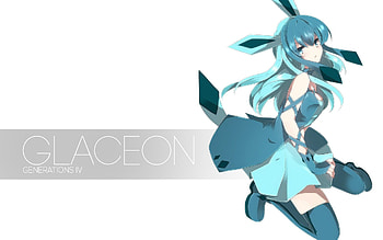 Glaceon , Eeveelution beauty, Artistic creations, Stunning ry HD wallpaper