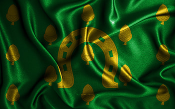 Rutland flag, , silk wavy flags, english counties, Flag of Rutland, fabric flags, 3D art, Rutland, Europe, Counties of England, Rutland 3D flag, England HD wallpaper