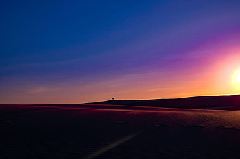 Nature, Sunset, Sand, Horizon, Silhouettes, Dunes, Australia, Links HD wallpaper