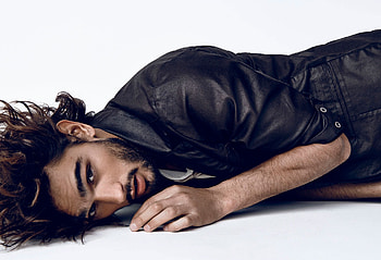 Marlon Teixeira, white, black, model, man HD wallpaper