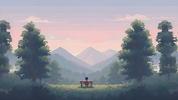 Quiet Moment In Nature, alone, artist, artwork, digital-art, artstation HD wallpaper