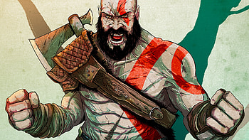 Kratos In God Of War New Art, kratos, god-of-war-4, games, artwork, artist, digital-art, behance HD wallpaper