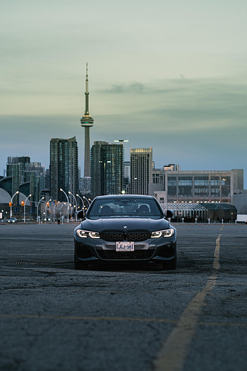 Bmw, Cars, Car, Front View, Grey, Bmw M340I HD phone wallpaper