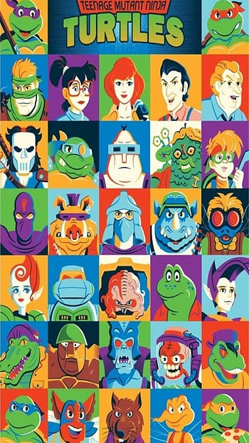 Tmnt Characters, teenage mutant ninja turtles HD phone wallpaper