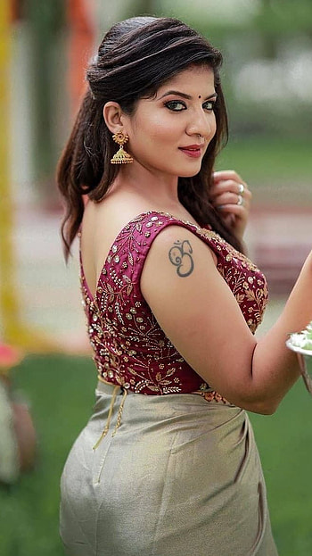 Nair, mallu actress, beauty HD phone wallpaper