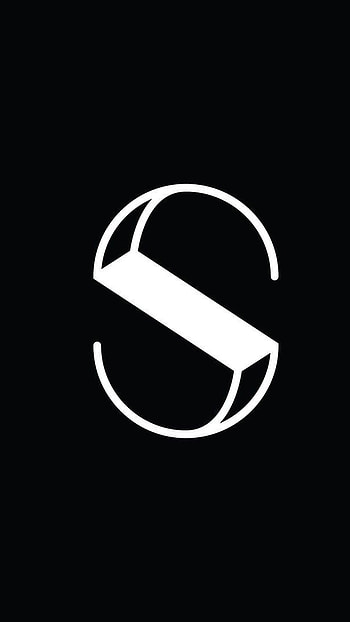 S For Lively, Black Background, s letter HD phone wallpaper