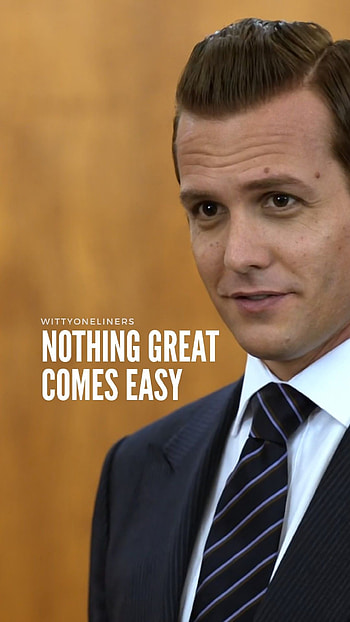 Harvey Specter, Quick with the comebacks, Witty one-liners, TV show personality HD phone wallpaper