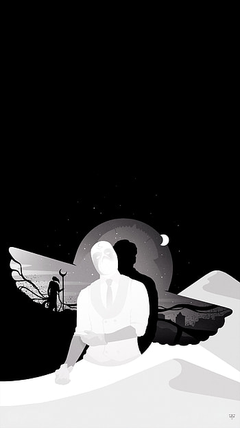 Oscar Isaac Moon Knight, 2022 rtextlessposters HD phone wallpaper
