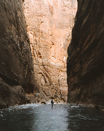 Nature, Mountains, Journey, Loneliness, Lonely, Alone, Gorge HD phone wallpaper