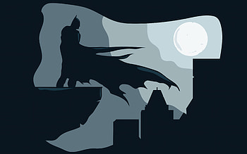 Batman Knight Minimal, batman, superheroes, artwork, artist, behance HD wallpaper