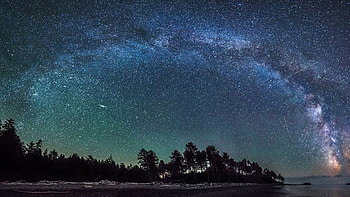 Milky Way Backgrounds - Cave HD wallpaper