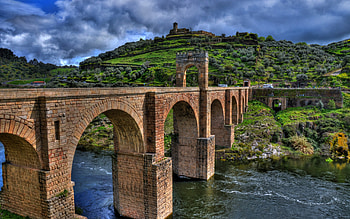 Landscape, Bridges, Architecture HD wallpaper
