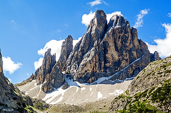 Nature, Sky, Mountains, Rocks, Snow Covered, Snowbound HD wallpaper