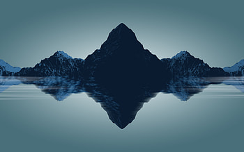 Artistic Mountains , mountains, nature HD wallpaper