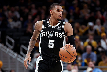 Dejounte Murray, NBA trades, Spurs player, Consideration HD wallpaper