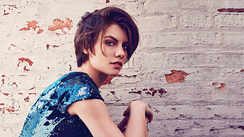 Lauren Cohan, Short hair actress HD wallpaper