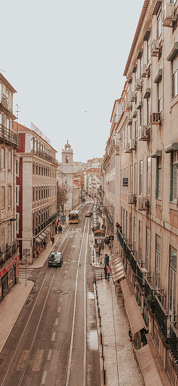 Lisbon's charm, Beautiful , Lisbon city, Urban landscape HD phone wallpaper