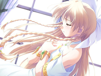 heart ache, girl, blond, anime, princess HD wallpaper