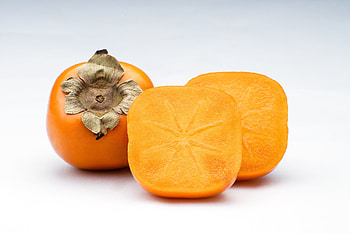 Food, Fruit, Ripe, Slice, Section, Persimmon HD wallpaper